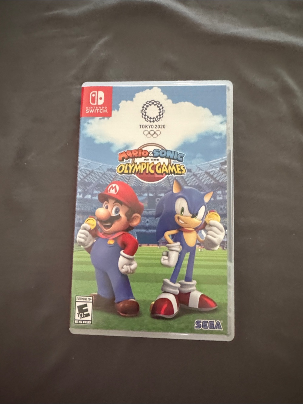 Nintendo Switch Mario & Sonic Olympic Games — Blue, Red Cover Art